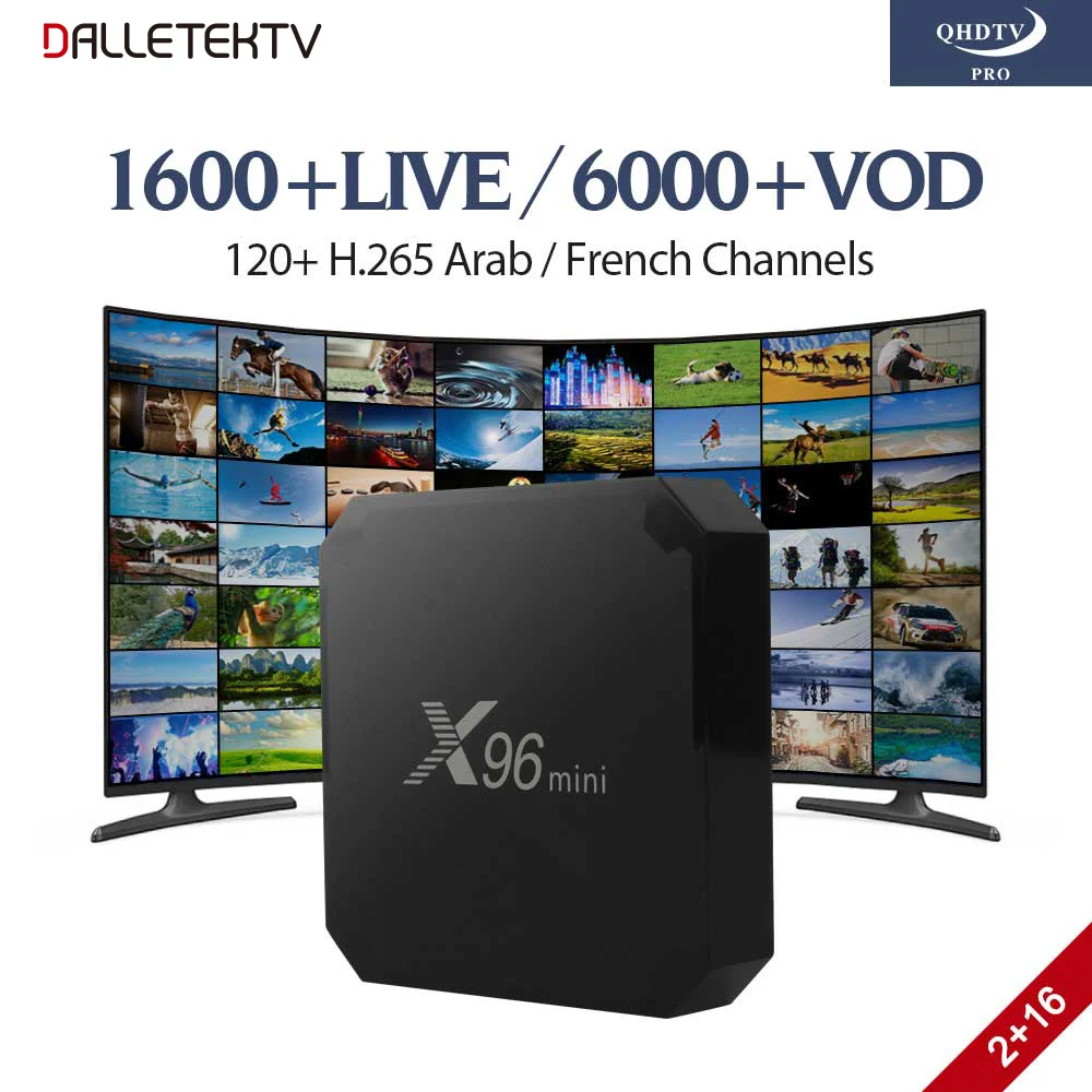 X96 MINI TV Box Android 7.1 2G 16G Smart IP TV Europe French Arabic IPTV Box QHDTV PRO Abonnement 1 Year French Arabic IPTV Box X96 MINI TV Box Android 7.1 2G 16G Smart IP TV Europe French Arabic IPTV Box QHDTV PRO Abonnement 1 Year French Arabic IPTV Box