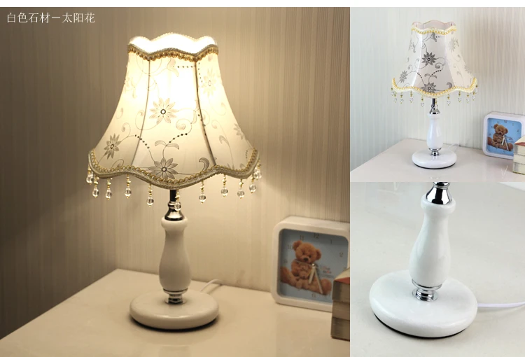 Новое поступление, Европейский Регулируемый прикроватный светильник для чтения, светодиодная настольная лампа E27 железо+ ткань настольная лампа освещение салона домашний декор