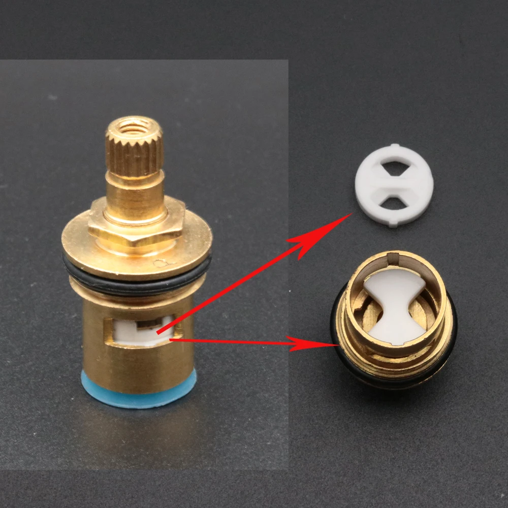 Brass Ceramic Cartridge Faucet Valve 10set