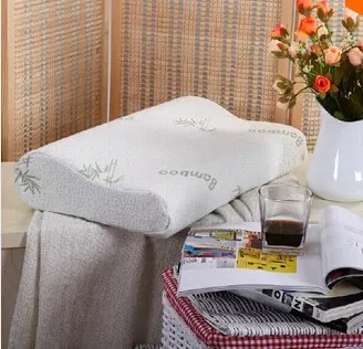 

Orthopedic Latex 50*30CM Neck Pillow Fiber White Slow Rebound Memory Foam Pillow Cervical Health Care Pain 50