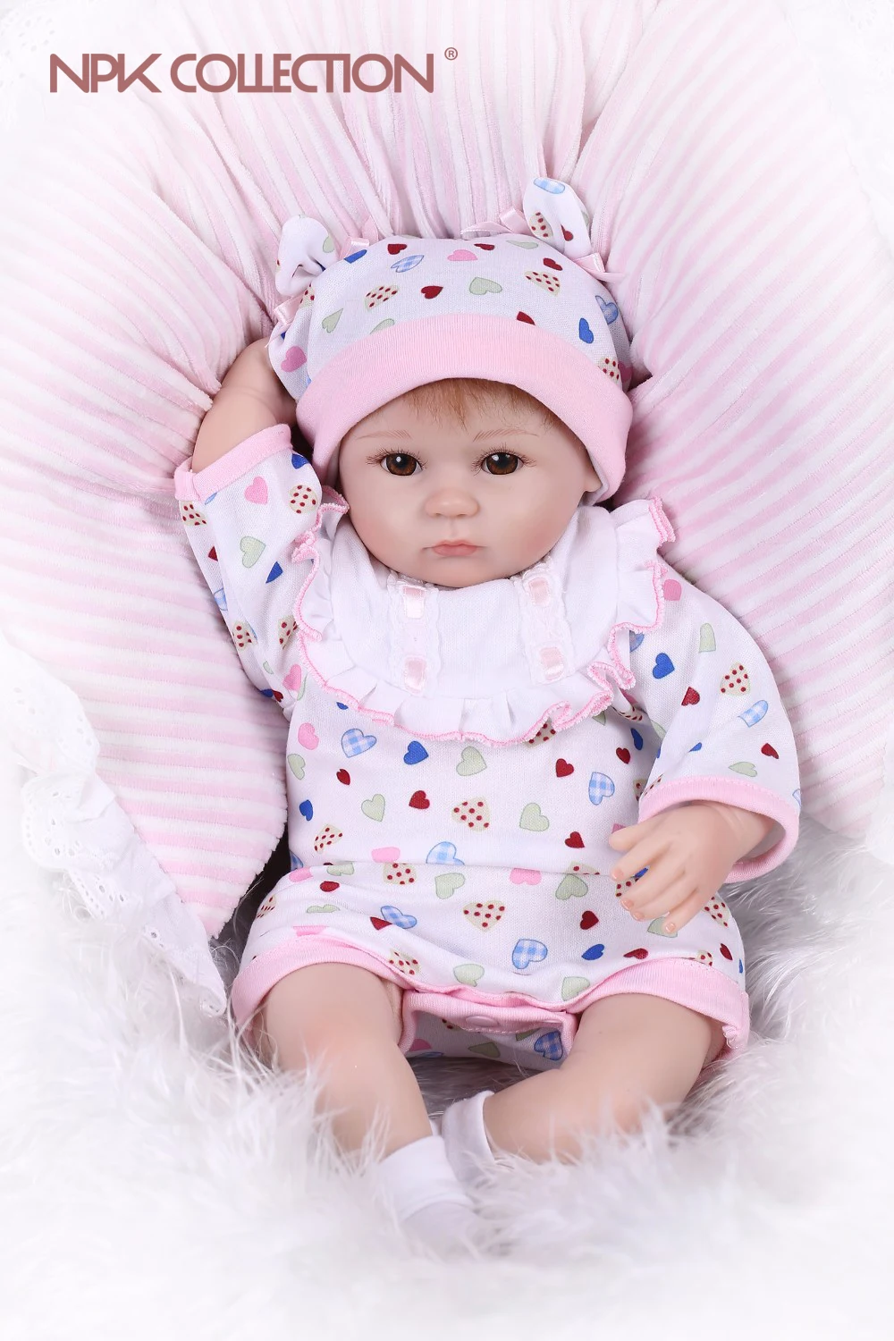 Кукла Reborn из мягкого силикона NPKCOLLECTION Реалистичная кукла Boneca BeBes для девочек