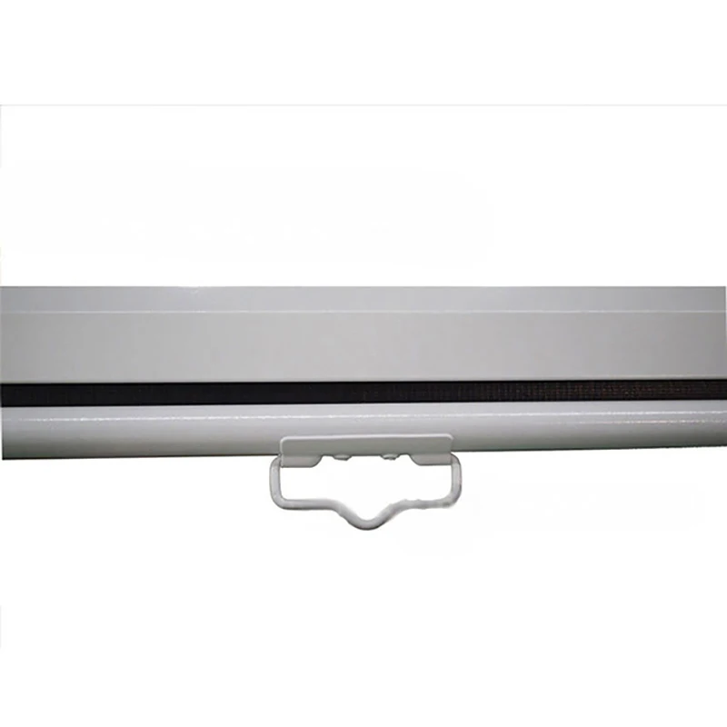 Thinyou Matte Gray Fabric Fiber Glass 60inch 16:9 Auto Self-Locking Screen Gain Manual Pull Down for LED LCD DLP Laser Projector