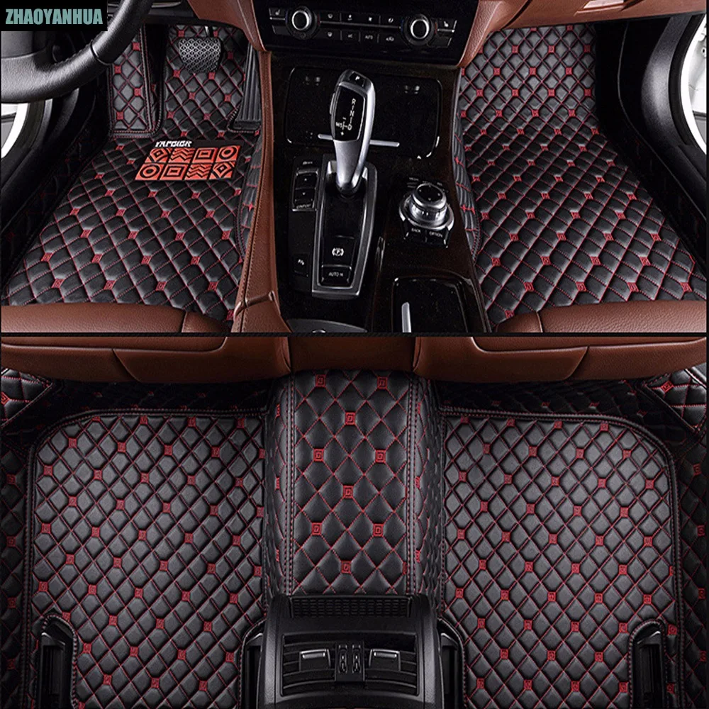 ZHAOYANHUA Car floor mats for Toyota Highlander Camry Prado RAV4