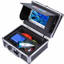 30Meters Deepth of Super Mini 700TVL Underwater Camera & 3.5″ Digital LCD Monitor Kit with DVR Function & Anti-sunshine Cover