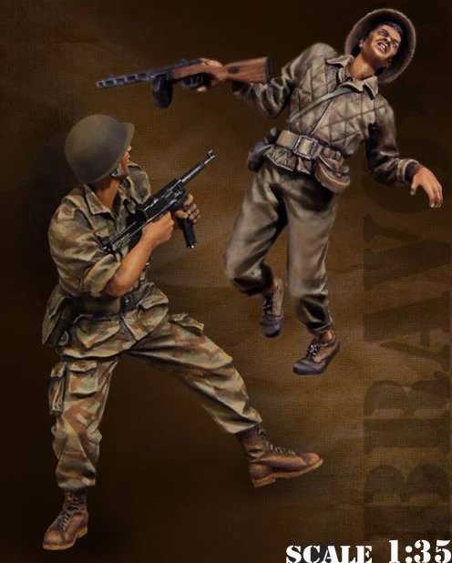 Неокрашенная каучуковая фигурка в масштабе 1/35 Вьетнамская война Huguette Agony WAN Bien Phu |