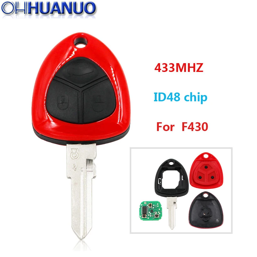 Smart Key Keyless Entry Remote Fob key for FERRARI F430 433MHZ ID48