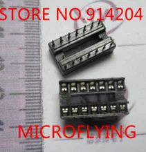 100 adet 14-Pin 14pins DIL DIP IC soket PCB dayanağı bağlayıcı yeni iyi kalite