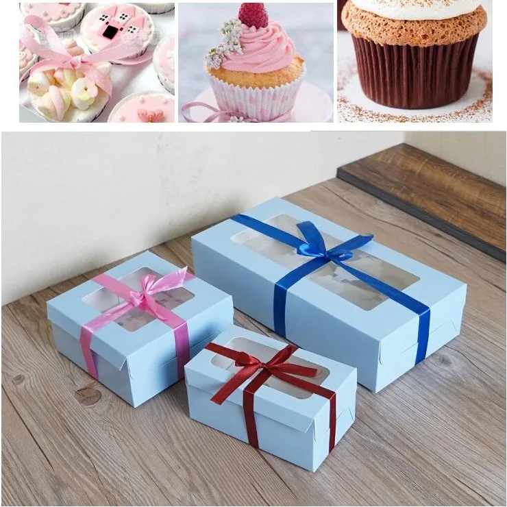 20pcs Kraft 6 Cupcake box and packaging paper cardboard ... 20pcs Kraft 6 Cupcake box and packaging paper cardboard ...