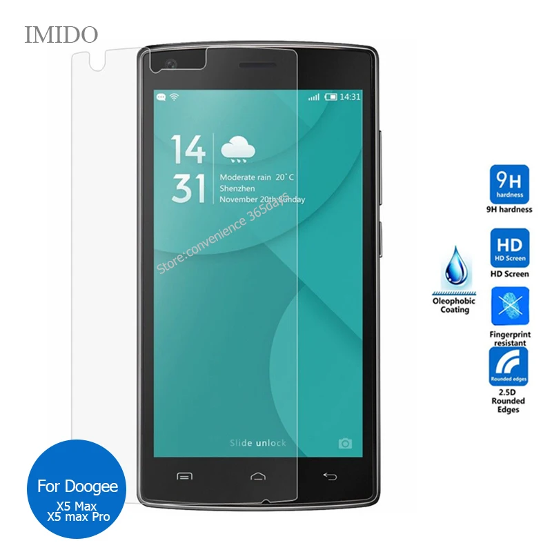 Закаленное защитное стекло Для Doogee X5 Max 9h Защитная пленка для Dooge X5Max Pro X 5