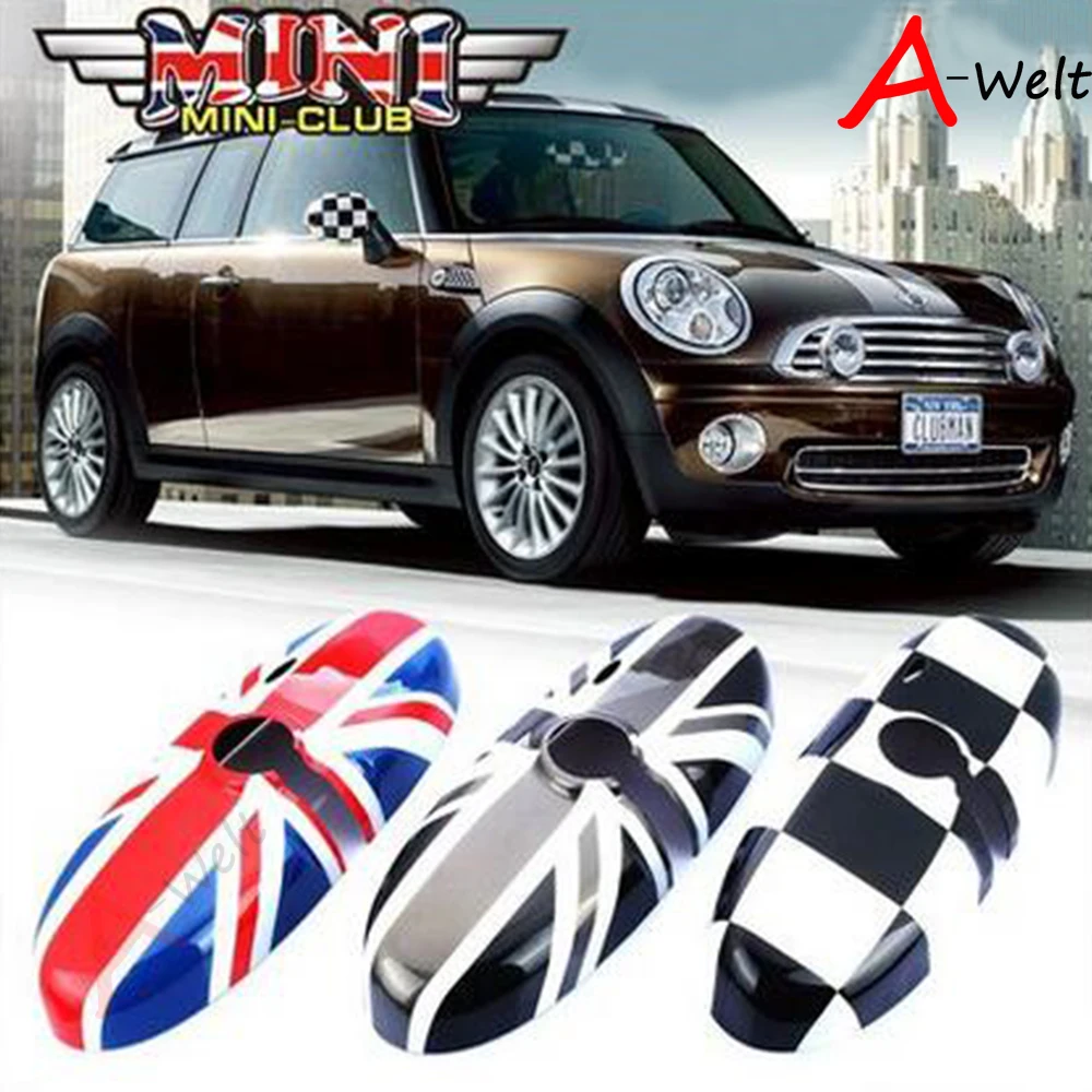 

Rearview Mirror Cover Cap Shell For Mini Cooper One S Countryman R55 R56 R57 R60 R61 Union Jack accessories sticker