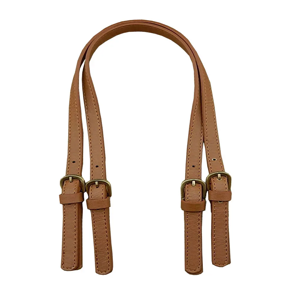 

67-71X1.5cm 2 Pieces / One Pair PU Leather Lady's Handbag Handle Strap Replacement Short All-Match Handle Belt Adjustable