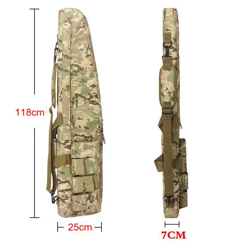 70 см/98 см/118 см Военная Тактическая Сумка для оружия Нескользящая прочная сумка для охотничьего снаряжения чехол для пневматической винтовки рюкзак