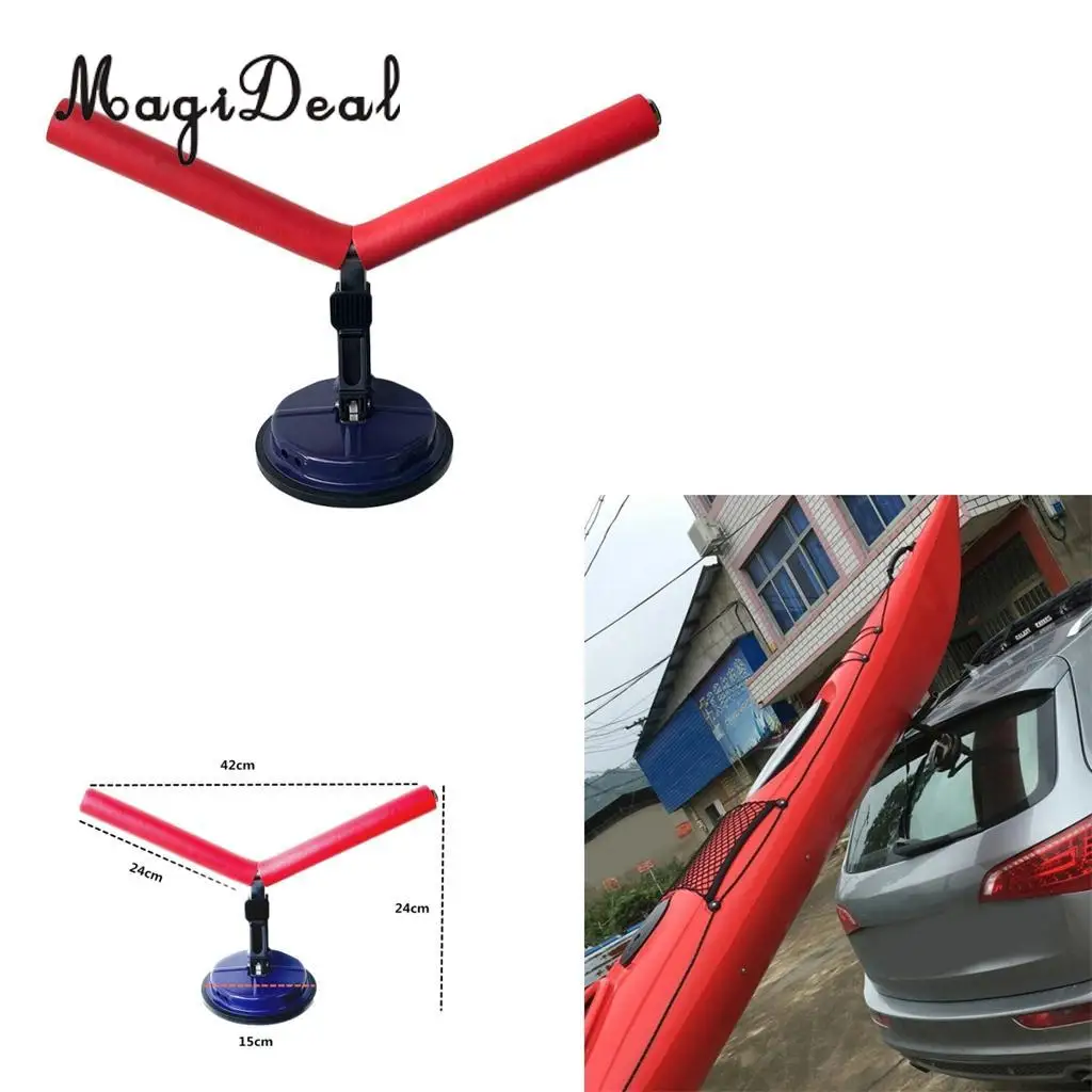MagiDeal Universal Heavy Duty Kayak Roof Rack Canoe Boat Surfboard Car Top Mount Carrier Ski Paddleboard Surfboard Snowboard