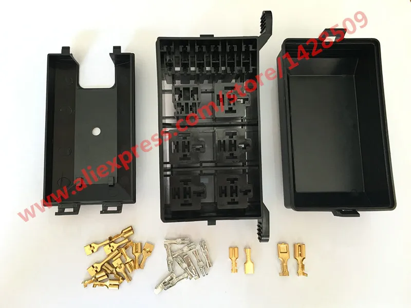 Автомобильный релейный короб розетка держатель предохранителя 6 реле Nacelle