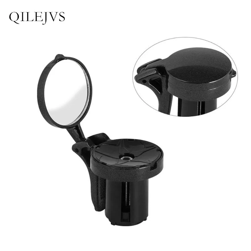

Bicycle Mirror Mini Rear View Mirror for Road Bike Unbreakable Rotatable Rearview Safety Side Handlebar Mirror