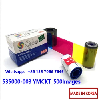 

12Pieces Compatible DATACARD Ribbon 535000-003 YMCKT_500 Images for CD800 CD80 CD80Plus Printer