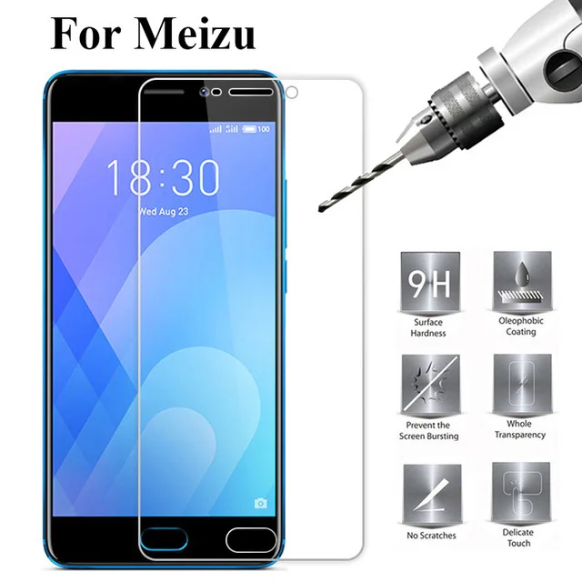 Ультратонкое защитное закаленное стекло для Meizu M3 Note M2 mini MX4 MX5 MX6 Pro защитные