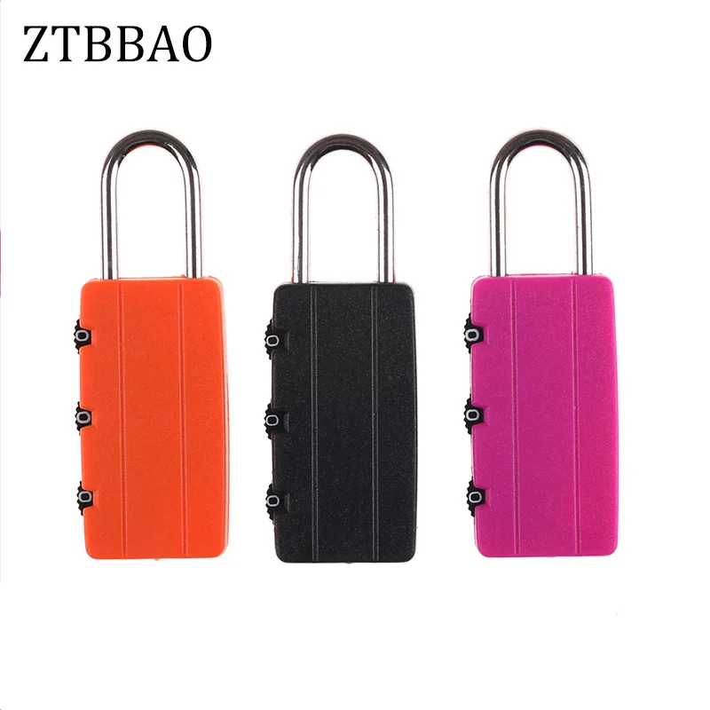 2 PCS 62 x 21 x 9mm color Safely Security Combination Locks Travel Luggage Bag Padlock Locker Suitcase Lock