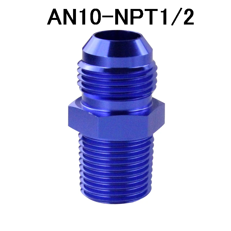 Штыревой AN6 до 1/2 NPT 1/4 NPT 3/8NPT M10* 1,5 M20* 1,5 прямой адаптер, фитинг для автоматического шланга, фитинг для мужского масляного охладителя - Цвет: SL816-10-08-011