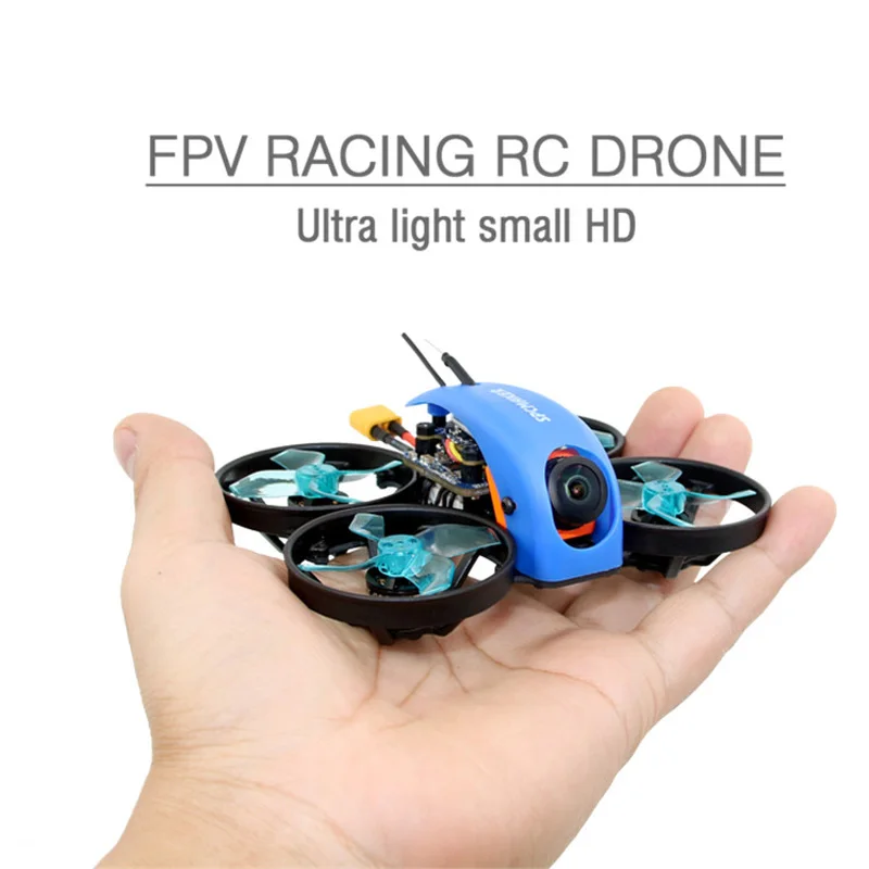 

1PC SPCMAKER Mini Whale FPV Racing RC Drone Ultra Light Small 78MM 1080P HD Card Recording HD 2-S RunCam ROBIN Camera Soaring