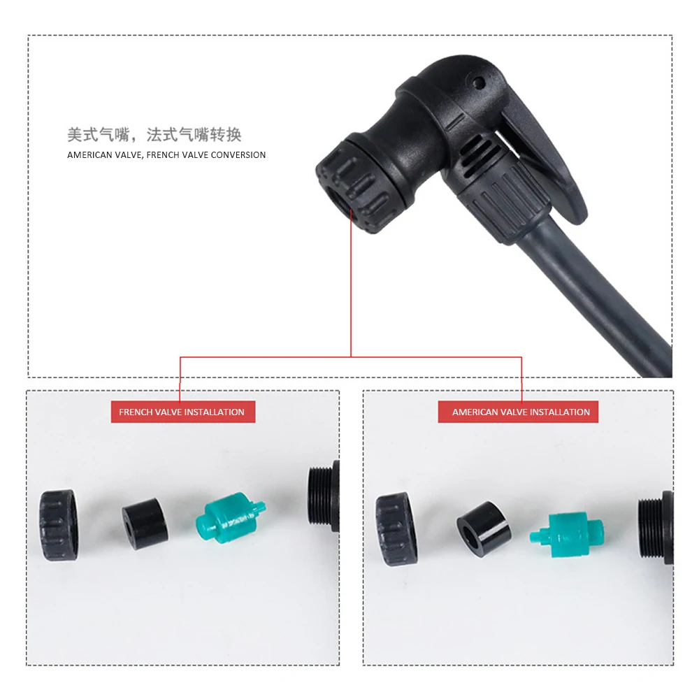 1 шт. воздушный насос клапанная головка удлинитель Американский французский клапан общего назначения портативный насос инструмент для ремонта
