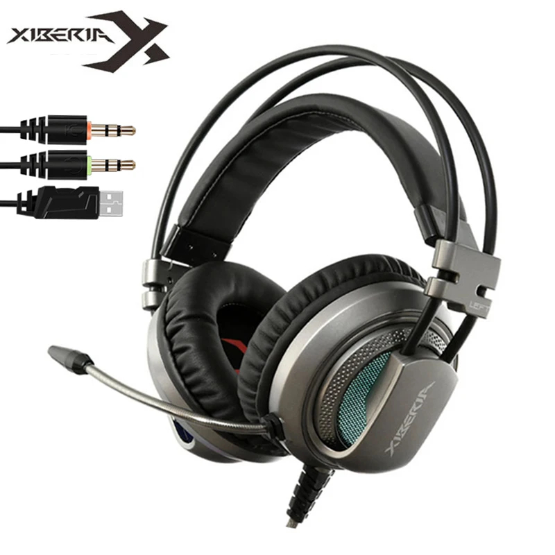 XIBERIA V10 Over ear headband deep Bass Shock Gaming