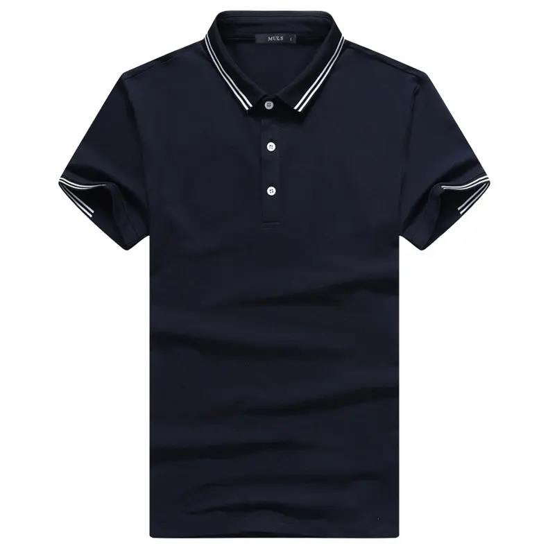 4colors summer classic mens polo shirt Cotton short male polo men top tees breathable quick dry plus size M-4XL Muls brand 1717-0
