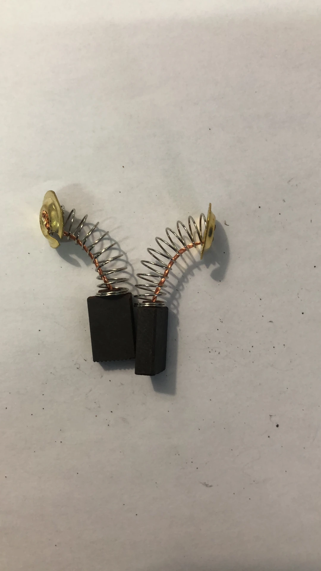 2pcs 5x11x18mm Electric Motor Graphite Carbon Brushes Springs & Wires