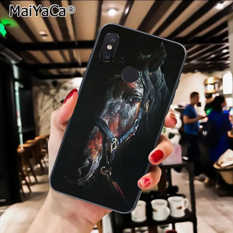 MaiYaCa животное лошадь Новинка чехол для телефона Fundas чехол для Xiaomi Redmi8 4X 6A Redmi Go Redmi5 5Plus Note7 8ProA1 A2Lite - Цвет: A13