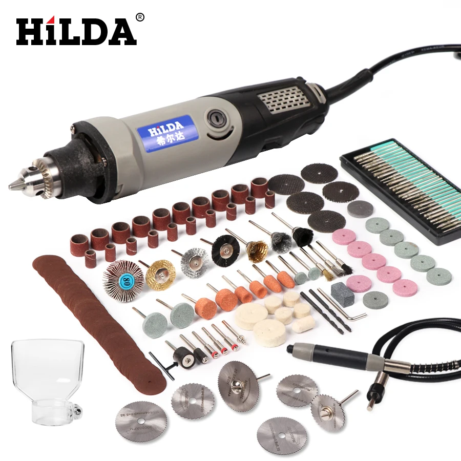 Acheter HILDA outil rotatif à vitesse Variable outils électriques 400 W Mini perceuse 6 positions pour Dremel outils rotatifs mini rectifieuse
