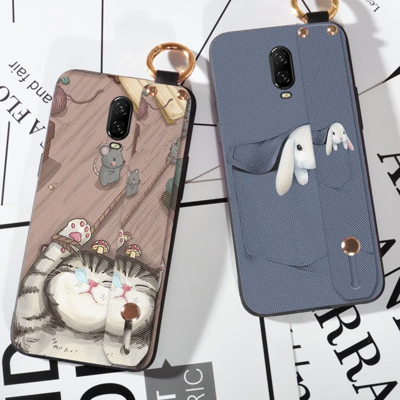 

Luxury Wristband Soft Cover Case For Oneplus 3 One plus 3T 5 5T Cute Cat Cover Capa For Oneplus 6 T 6T / 1+6