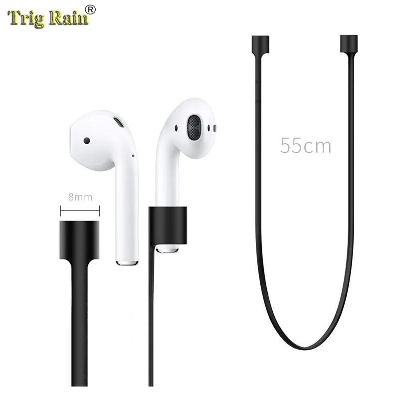 Earphone Strap For Airpods Anti Lost Strap String Rope For Bluetooth Earphones Silicone Cable Cord