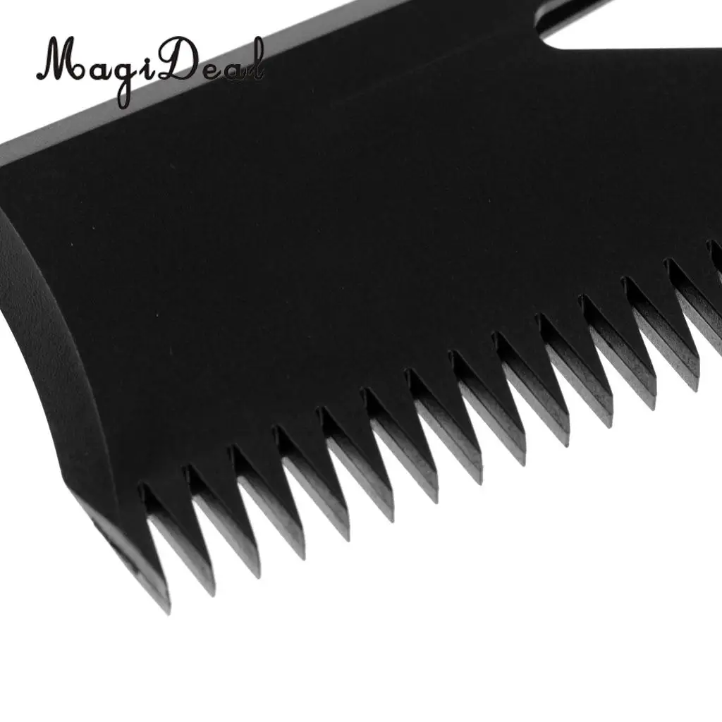 MagiDeal Plastic Surfboard Wax Comb     Surf Board Wax Remove Comb with Fin Key Black for Longboard Wakeboard Surfing Accessory