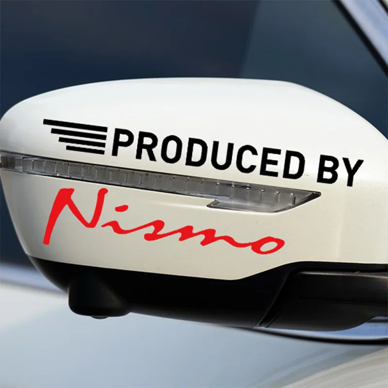 1 пара настройки NISMO на Автомобильная наклейка зеркало заднего вида для NISSAN QASHQAI