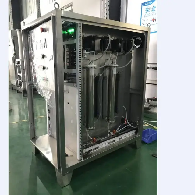 Super! 30G/H Enamel Tube Ozone Generator For Industry Water & Air Sterilization Internal & External Electrodes Water Cooled + FS 6