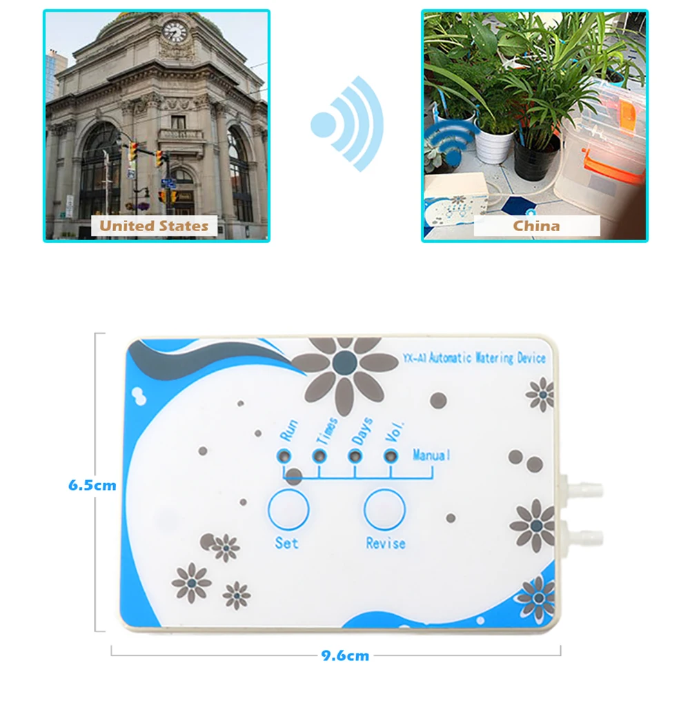 Мобильный телефон wifi автоматическое устройство орошения дистанционное управление садовое растение utomatic Капельное орошение система водяной насос таймер