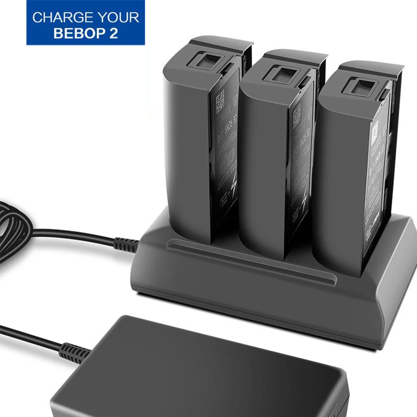 

3in1 Battery Charging Hub for Parrot Bebop 2.0 FPV Camera Drone Balancing Fast Filling Discharger Portable Outdoor Charger