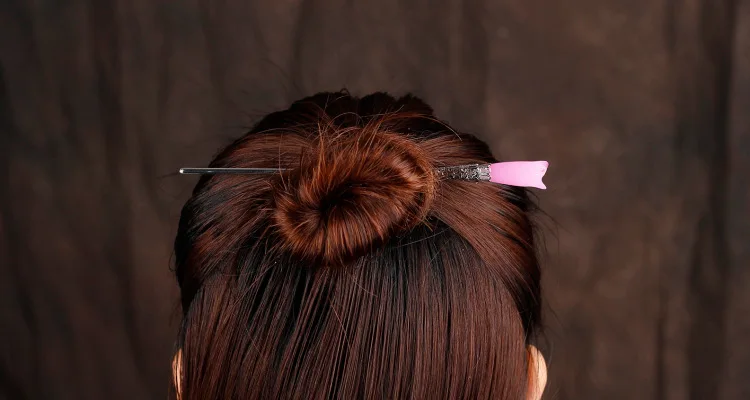 BYSPT заколка Китайская Этническая ретро аксессуары для волос белый розовый костюм встряхнуть аксессуары для волос