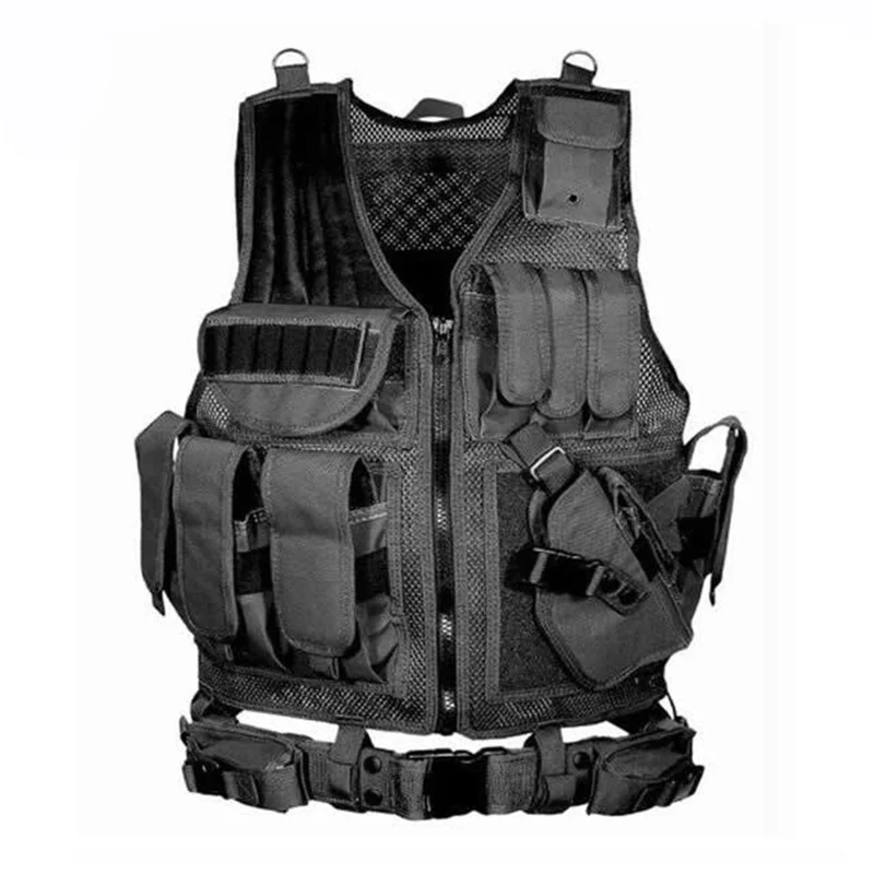 

Adjustable Tactical Vest Army Military Combat Vests Tactical Airsoft Molle Vest Hunting Accessories Body Armor For CS Wargame