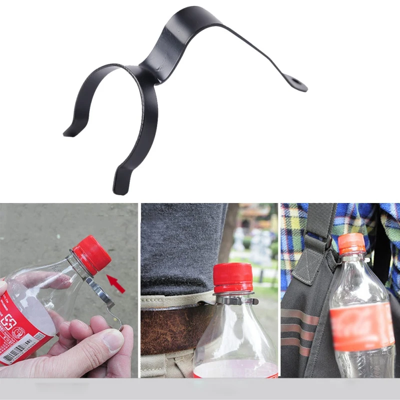 Outdoor Water Bottle Holder Clip Stainless Steel Hanging Hook Backpack Hanger Outdoor Water Bottle Holder Clip Stainless Steel Hanging Hook Backpack Hanger