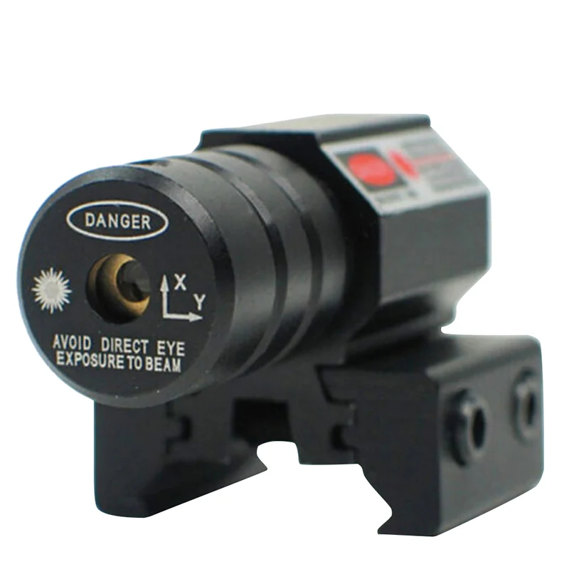 

Shipping From USA Red Dot Laser Sight 50-100 Meters Range 635-655nm Pistol Adjust 11mm And 20mm Picatinny Rail HuntIing