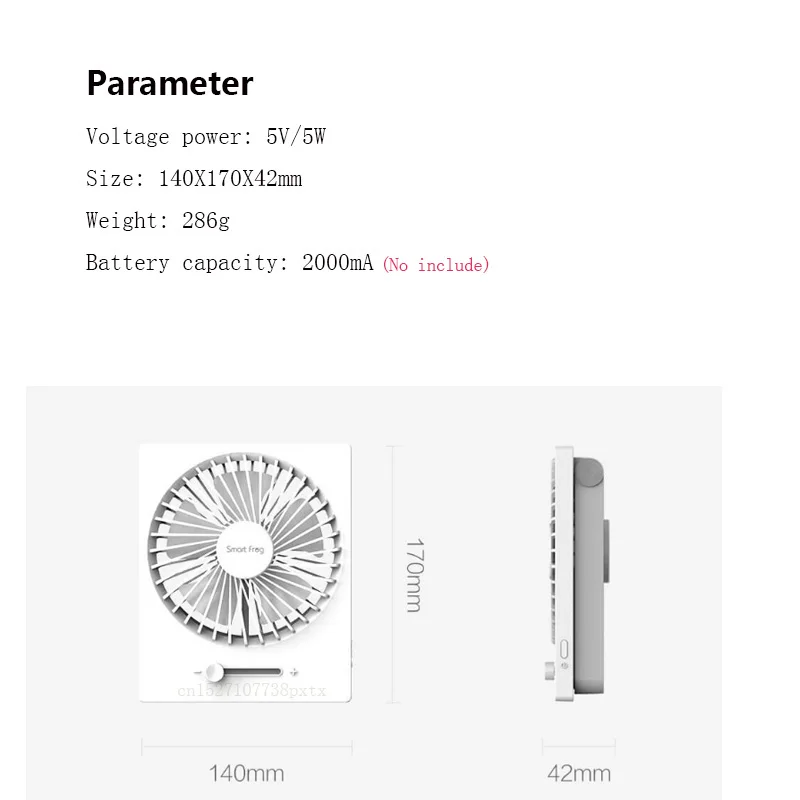 Xiaomi Mijia Smartfrog 5 Вт 5 в складной мини-вентилятор Ручной Настольный прохладный летний вентилятор USB Перезаряжаемый вентилятор для офиса, дома, кемпинга, путешествий