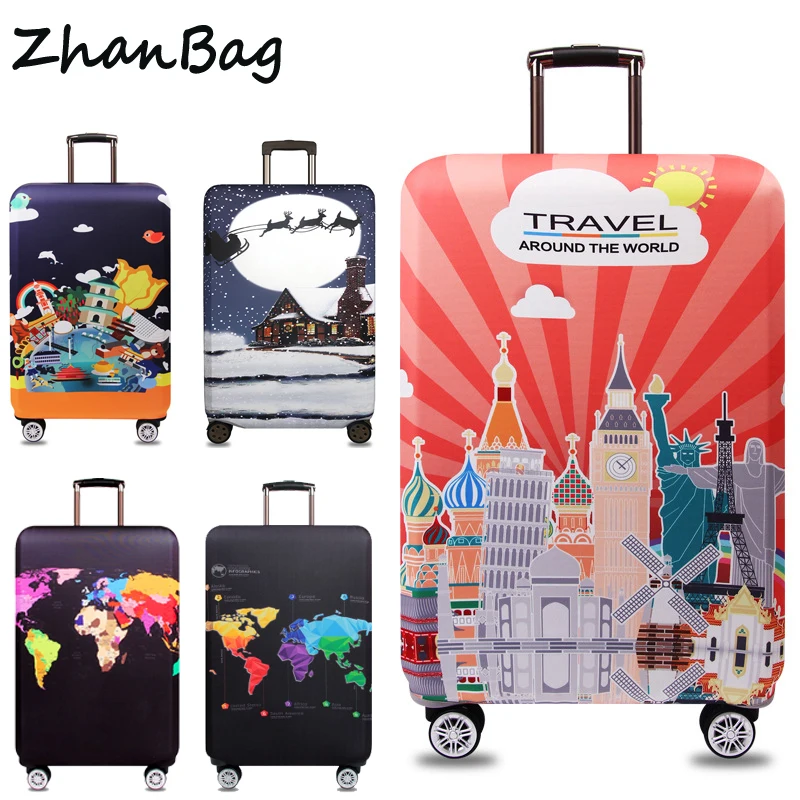 

Elastic Thick Luggage Cover Apply to 18''-32'' Suitcase,Suitcase Protective Cover for Trunk Case Travel Accessories 302