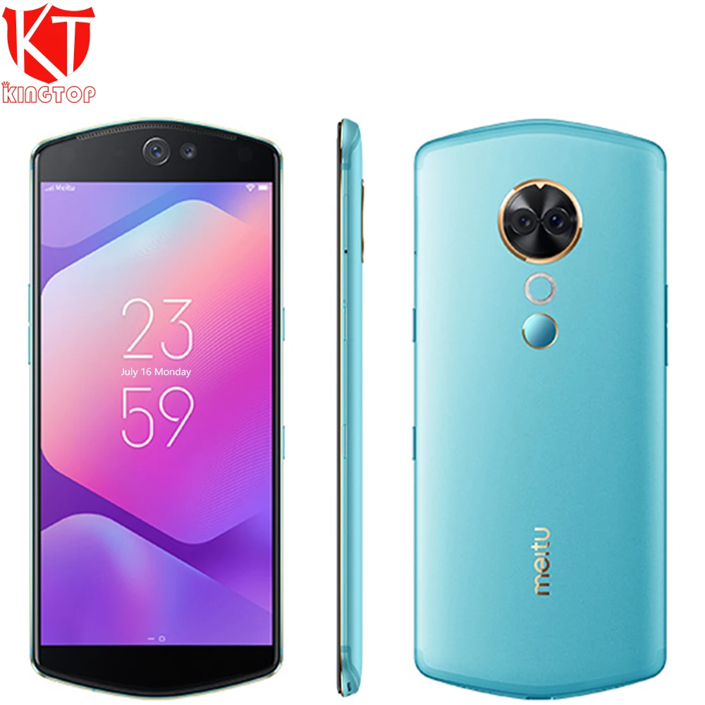 Оригинальный мобильный телефон Meitu V6 6 Гб RAM 128 ГБ ROM Deca Core 5 дюймов Двойная