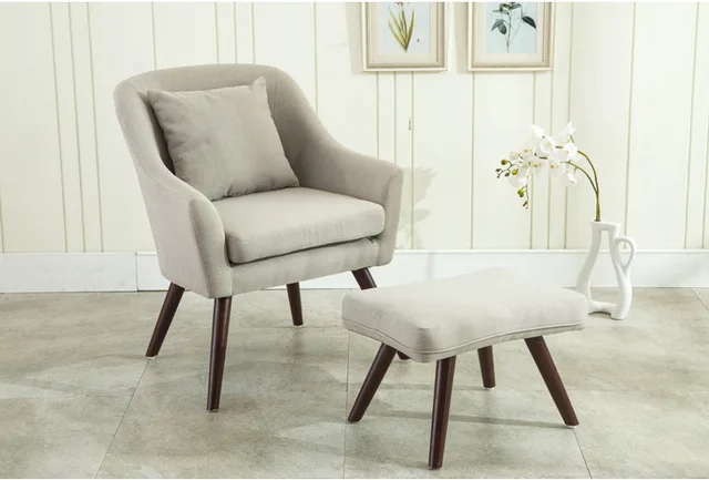 Metà del Secolo Design Moderno Poltrona Sedia Poggiapiedi Soggiorno ... Metà del Secolo Design Moderno Poltrona Sedia Poggiapiedi Soggiorno ...