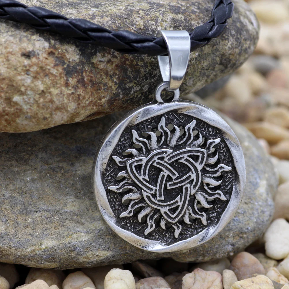 Slavic symbol pendant men necklace amulet pendant warrior talisman