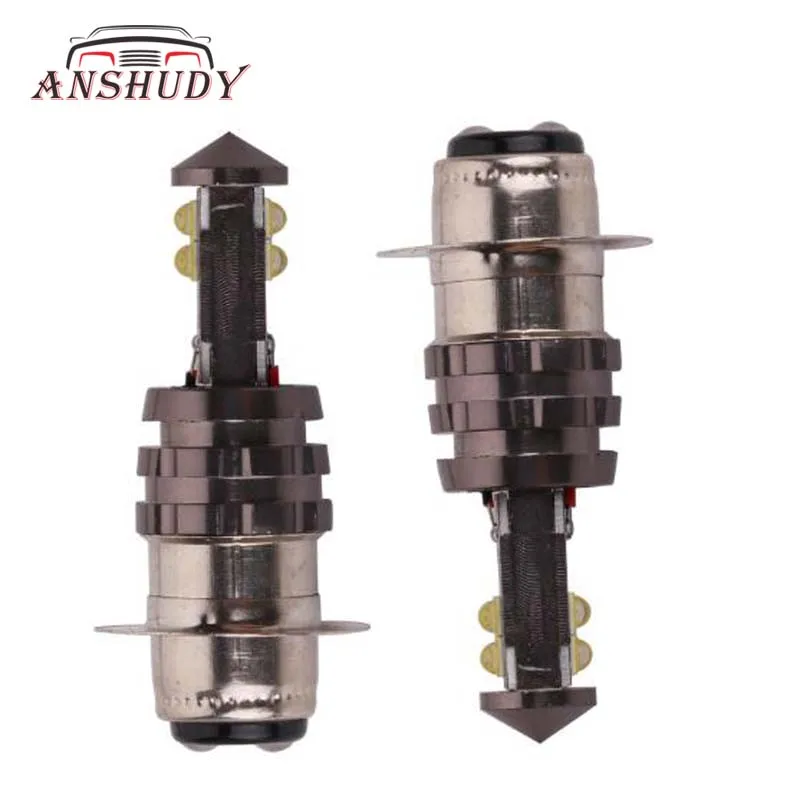 

P15D Motorcycle Light Headlights Super Bright Spotlight Car High Power Front Fog Light 3535 4SMD DRL White DC 12V 24V