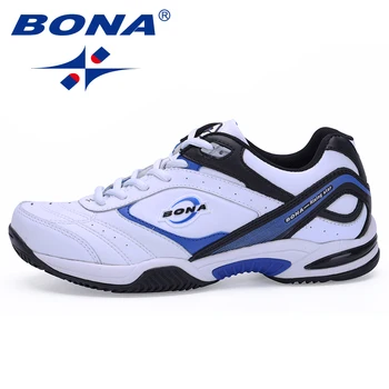 

BONA New Classics Style Men Tennis Shoes Athletic Sneakers For Men Orginal Professional Sport Table Tennis Shoes Free Shipping