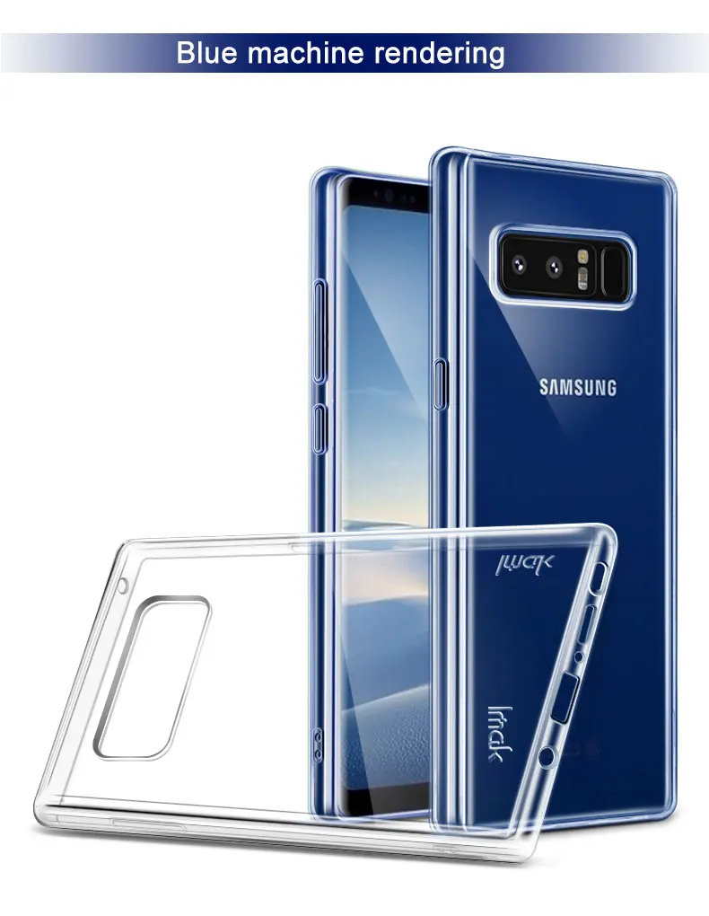 Free shipping !10 pcs IMAK Super slim stealth TPU case(2016) mobile phone shell For Samsung Galaxy Note8 |