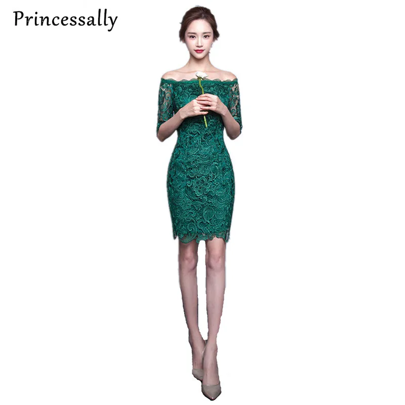 vestido verde esmeralda curto